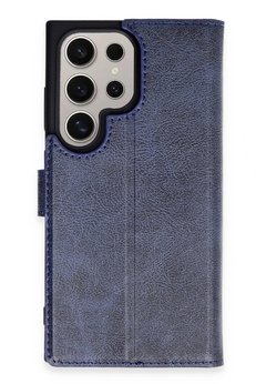 CepteToptan Samsung Galaxy S24 Ultra Kılıf Trend S Plus Kapaklı Kılıf - Lacivert - DROPX4838-6501