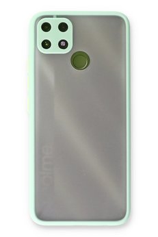 CepteToptan Realme C25 Kılıf Montreal Silikon Kapak - Turkuaz - DROPX6432-1755