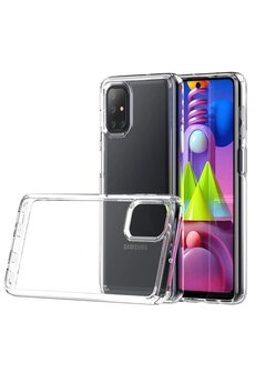 CepteToptan Samsung Galaxy M51 Kılıf Lüx Şeffaf Silikon - DROPX8386-1909