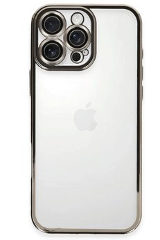 CepteToptan iPhone 16 Pro Kılıf Lensli Silikon - Titanyum Gri - DROPX7919-4218