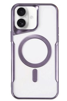 CepteToptan iPhone 16 Plus Kılıf Boyi Magsafe Silikon Kapak - Derin Mor - DROPX3793-1604