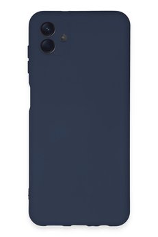 CepteToptan Samsung Galaxy A04E Kılıf Nano içi Kadife Silikon - Lacivert - DROPX2586-7478