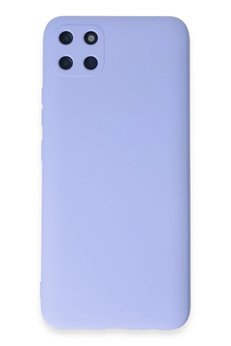 CepteToptan Realme C11 Kılıf Nano içi Kadife Silikon - Lila - DROPX5773-5169