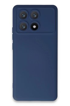 CepteToptan Xiaomi Poco X6 Pro Kılıf Nano içi Kadife Silikon - Lacivert - DROPX3523-7385