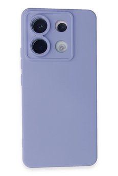 CepteToptan Xiaomi Redmi Note 13 Pro 5G Kılıf Nano içi Kadife Silikon - Lila - DROPX9780-1470