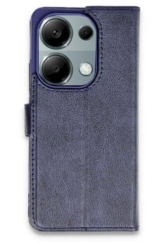 CepteToptan Xiaomi Redmi Note 13 Pro 4G Kılıf Trend S Plus Kapaklı Kılıf - Lacivert - DROPX1612-8903