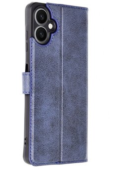 CepteToptan Samsung Galaxy A06 Kılıf Trend S Plus Kapaklı Kılıf - Lacivert - DROPX8937-1158