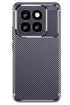 CepteToptan Xiaomi Mi 14T Pro Kılıf Auto Focus Karbon Kapak - Lacivert - DROPX2518-5964