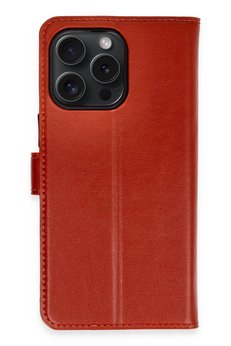 CepteToptan iPhone 15 Pro Max Kılıf Trend S Plus Kapaklı Kılıf - Kırmızı - DROPX3663-1946