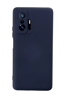 CepteToptan Xiaomi Mi 11T Pro Kılıf Nano içi Kadife Silikon - Lacivert - DROPX4457-8632