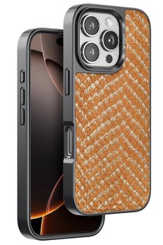 CepteToptan iPhone 16 Pro Viper Kapak - Kahverengi - DROPX5827-6351