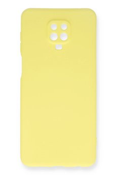CepteToptan Xiaomi Redmi Note 9 Pro Kılıf Nano içi Kadife Silikon - Sarı - DROPX8527-1581