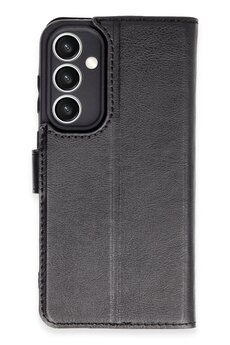 CepteToptan Samsung Galaxy S23 FE Kılıf Trend S Plus Kapaklı Kılıf - Siyah - DROPX3000-8677