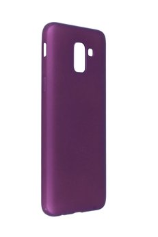 CepteToptan Samsung Galaxy J6 Kılıf First Silikon - Mürdüm - DROPX5867-7036