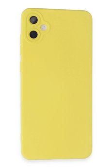CepteToptan Samsung Galaxy A05 Kılıf Nano içi Kadife Silikon - Sarı - DROPX6137-8832