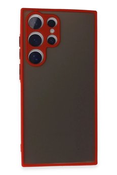 CepteToptan Samsung Galaxy S24 Ultra Kılıf Montreal Silikon Kapak - Kırmızı - DROPX8774-3176