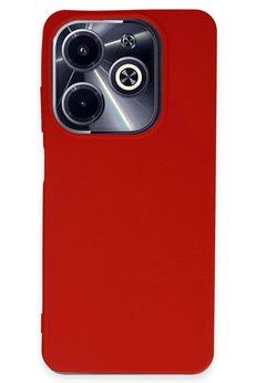 CepteToptan İnfinix Hot 40i Kılıf First Silikon - Kırmızı - DROPX7327-5728