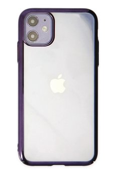 CepteToptan iPhone 12 Kılıf Element Silikon - Mor - DROPX7323-8097