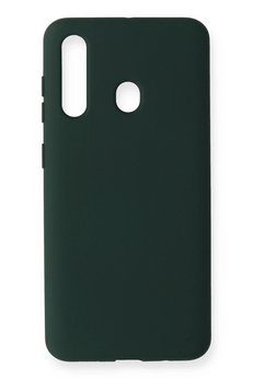 CepteToptan Samsung Galaxy M40 Kılıf Nano içi Kadife Silikon - Koyu Yeşil - DROPX8100-4527