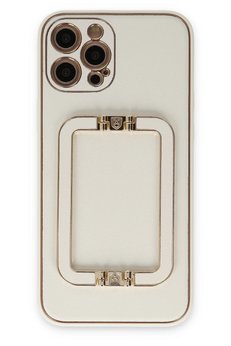 CepteToptan iPhone 12 Pro Kılıf Coco Elit Kapak - Beyaz - DROPX8679-6782