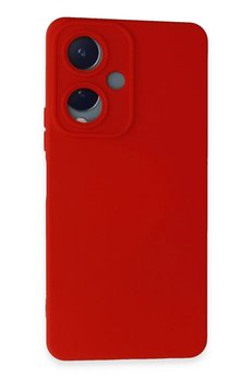 CepteToptan Vivo Y17S Kılıf Nano içi Kadife Silikon - Kırmızı - DROPX1566-7848