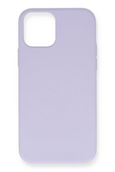 CepteToptan iPhone 12 Pro Max Kılıf Nano içi Kadife Silikon- Lila - DROPX5791-3628