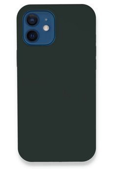 CepteToptan iPhone 12 Kılıf Lansman Legant Silikon - Koyu Yeşil - DROPX5708-9782