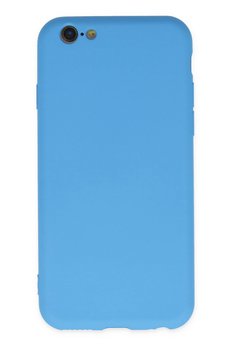 CepteToptan iPhone 6 Plus Kılıf Nano içi Kadife Silikon - Mavi - DROPX5038-1626