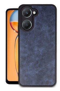 CepteToptan Vivo Y18 Kılıf Aras Deri Kapak - Lacivert - DROPX9251-7826