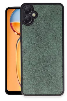 CepteToptan Samsung Galaxy A05 Kılıf Aras Deri Kapak - Koyu Yeşil - DROPX2302-7389