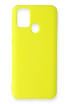 CepteToptan Samsung Galaxy M31 Kılıf Nano içi Kadife Silikon - Sarı - DROPX6498-5602