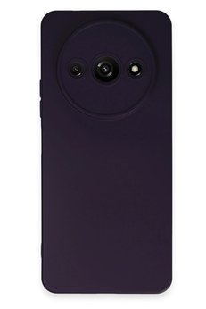 CepteToptan Xiaomi Redmi A3 4G Kılıf Nano içi Kadife Silikon - Mor - DROPX7460-3753