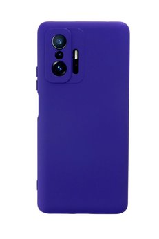 CepteToptan Xiaomi Mi 11T Pro Kılıf Nano içi Kadife Silikon - Mor - DROPX7595-2083