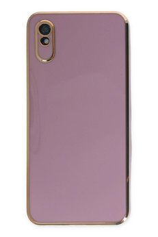 CepteToptan Xiaomi Redmi 9A Kılıf Volet Silikon - Mor - DROPX6854-7378