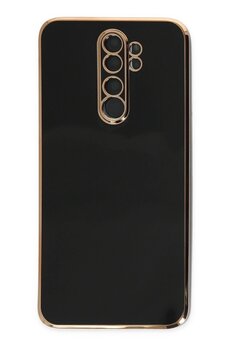 CepteToptan Xiaomi Redmi Note 8 Pro Kılıf Volet Silikon - Siyah - DROPX5321-7266