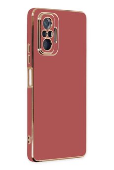 CepteToptan Xiaomi Redmi Note 10 Pro Kılıf Volet Silikon - Kırmızı - DROPX5783-6349