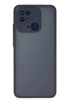 CepteToptan Xiaomi Redmi 10C Kılıf Montreal Silikon Kapak - Lacivert - DROPX6435-1489