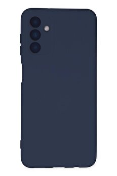 CepteToptan Samsung Galaxy A04S Kılıf Nano içi Kadife Silikon - Lacivert - DROPX4004-9106