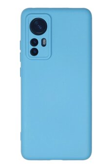 CepteToptan Xiaomi Mi 12 Kılıf Nano içi Kadife Silikon - Mavi - DROPX6703-8025