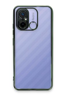 CepteToptan Xiaomi Redmi 12C Kılıf Lensli Silikon - Yeşil - DROPX1638-9369