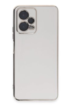 CepteToptan Xiaomi Redmi Note 12 Pro 5G Kılıf Volet Silikon - Beyaz - DROPX4128-2038