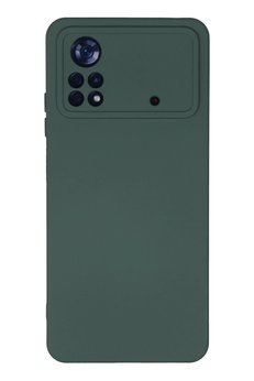 CepteToptan Xiaomi Poco X4 Pro 5G Kılıf Nano içi Kadife Silikon - Koyu Yeşil - DROPX4488-2828