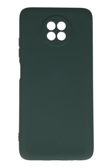 CepteToptan Xiaomi Redmi Note 9 5G Kılıf Nano içi Kadife Silikon - Koyu Yeşil - DROPX1321-8070