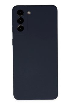 CepteToptan Samsung Galaxy S21 Plus Kılıf Nano içi Kadife Silikon - Lacivert - DROPX4609-7676