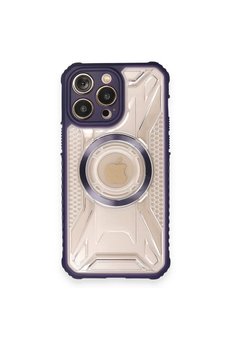 CepteToptan iPhone 12 Pro Kılıf Prag Magneticsafe Kapak - Derin Mor - DROPX5834-2852
