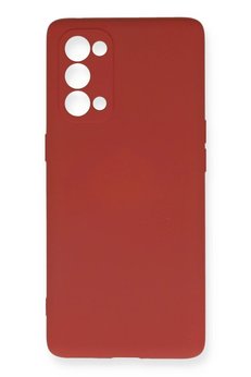 CepteToptan Oppo Reno 5 Pro Kılıf Nano içi Kadife Silikon - Kiremit - DROPX9616-8476