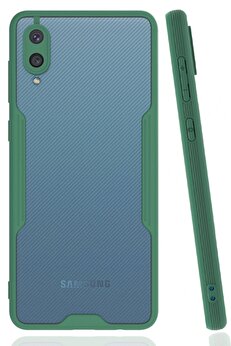 CepteToptan Samsung Galaxy A02 Kılıf Platin Silikon - Yeşil - DROPX4580-9150