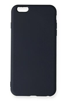 CepteToptan iPhone 6 Plus Kılıf Nano içi Kadife Silikon - Lacivert - DROPX8911-1032