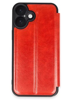 CepteToptan iPhone 16 Kılıf Flip Cover - Kırmızı - DROPX9922-5877