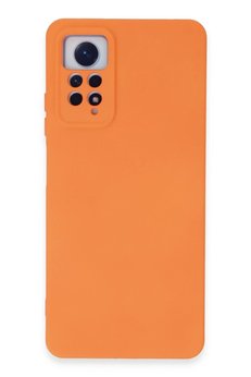 CepteToptan Xiaomi Redmi Note 12 Pro 4G Kılıf Nano içi Kadife Silikon - Turuncu - DROPX5343-4673